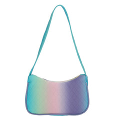 Evening Bags Gradient Women Shoulder Bags Leather Female Armpit Handbag