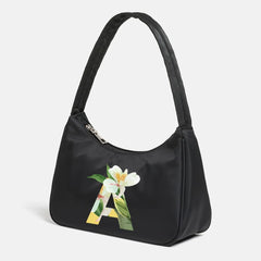 Floral Print Shopping Bag Clutch Women Tote Shoulder Handbags Wallets Organizer