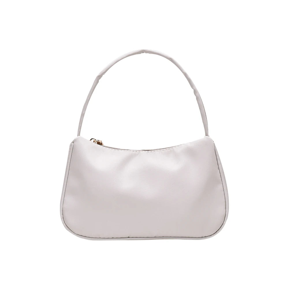 Nylon Women's Handbag Totes Casual Solid Underarm Shoulder Bags