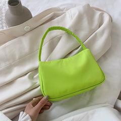 Nylon Women's Handbag Totes Casual Solid Underarm Shoulder Bags