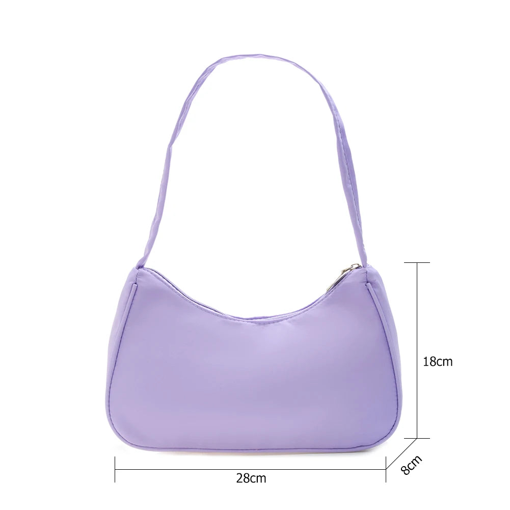 Nylon Wild Hobos Bag for Women, Shoulder Handbag