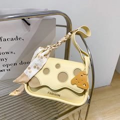 Personalized Silk Scarf Shopping Bag Women's Totes Shoulder