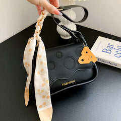 Personalized Silk Scarf Shopping Bag Women's Totes Shoulder