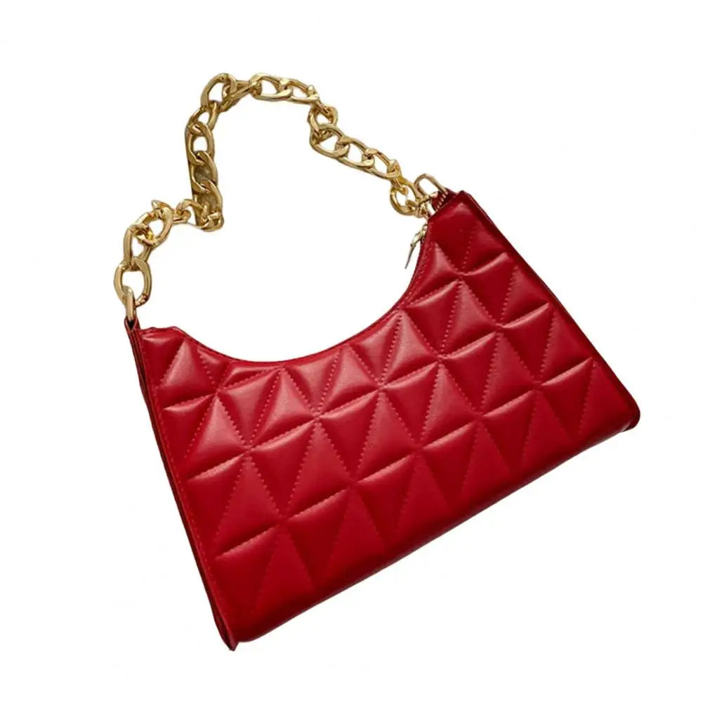 Retro Totes Shoulder Bags Leather Chain Handbag