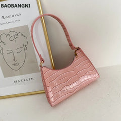Retro Women Totes Shoulder Bag Leather Chain Handbag