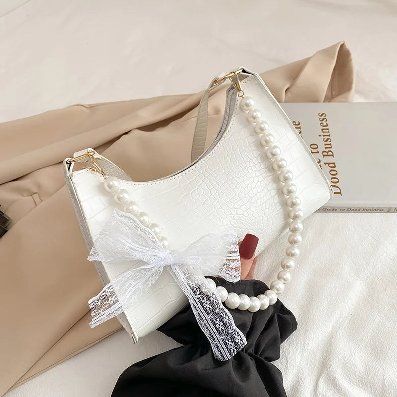 Retro Women Leather Chain Handbag Totes