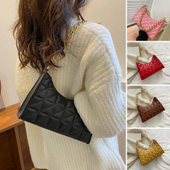 Retro Totes Shoulder Bags Leather Chain Handbag