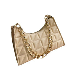 Retro Totes Shoulder Bags Leather Chain Handbag