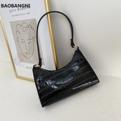 Retro Women Totes Shoulder Bag Leather Chain Handbag