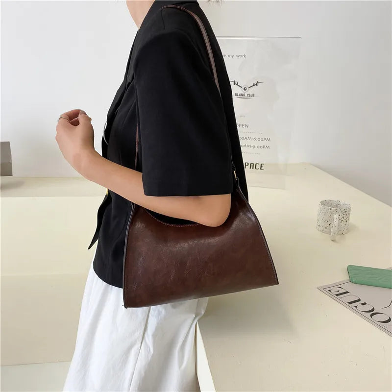 Leather Chain Shoulder Bag Women Totes Handbags