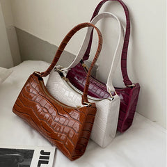 Retro Casual Women Totes Shoulder Bags Female Leather Chain Handbags