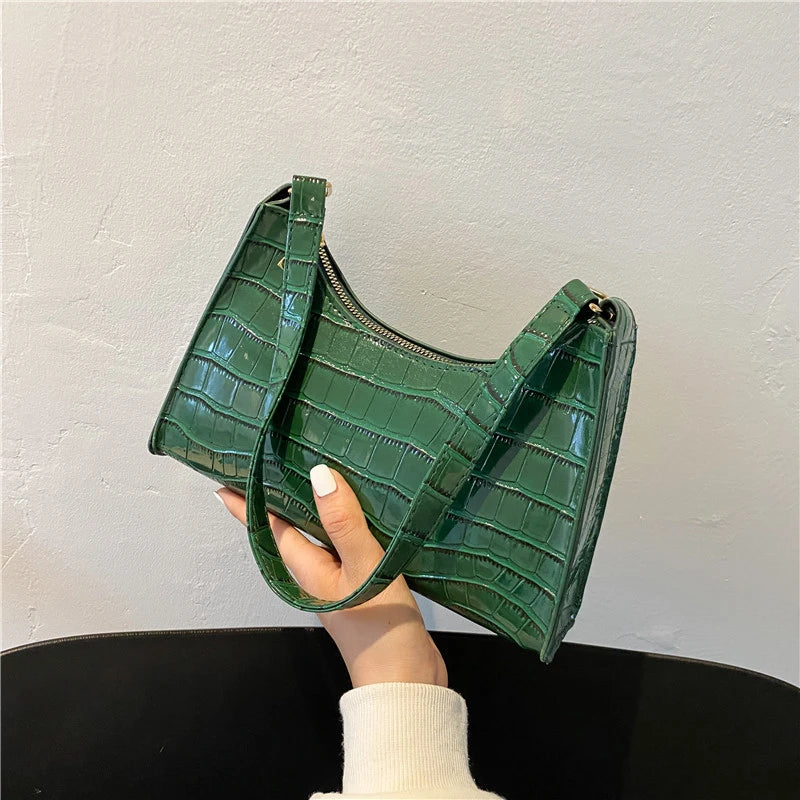 Vintage Casual Women Totes Shoulder Bags Female Leather Solid Handbag