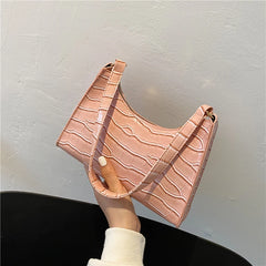 Vintage Casual Women Totes Shoulder Bags Female Leather Solid Handbag