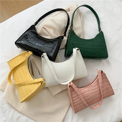 Vintage Casual Women Totes Shoulder Bags Female Leather Solid Handbag
