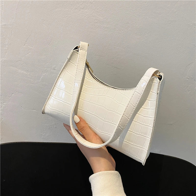 Vintage Casual Women Totes Shoulder Bags Female Leather Solid Handbag