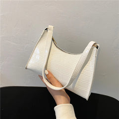 Vintage Casual Women Totes Shoulder Bags Female Leather Solid Handbag