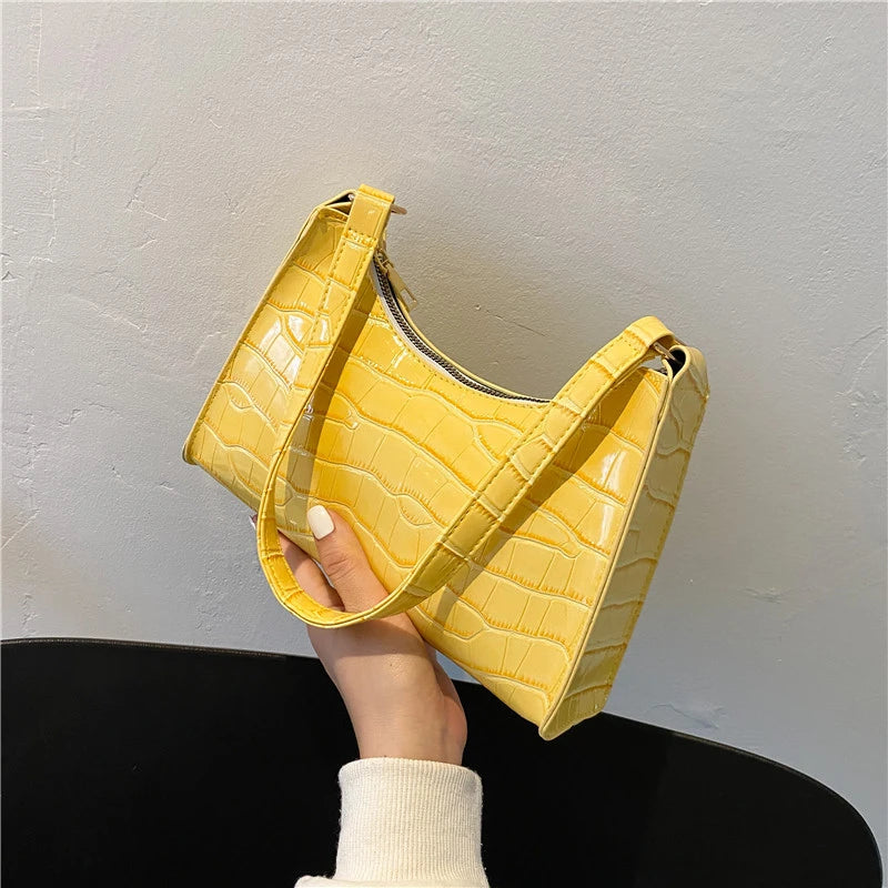Vintage Casual Women Totes Shoulder Bags Female Leather Solid Handbag