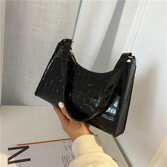 Vintage Casual Women Totes Shoulder Bags Female Leather Solid Handbag