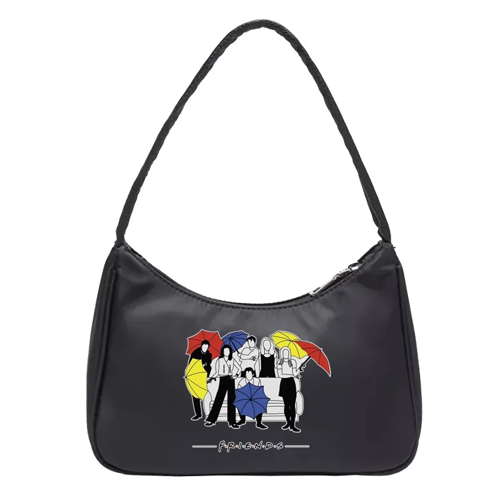 Small Clutches Shoulder Bag Retro Casual Women Totes Mini Underarm Handbag