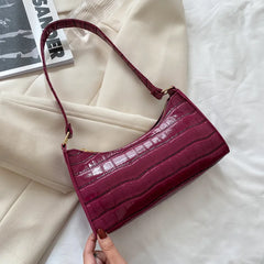 Shoulder Bags Shopping Bag Retro Casual Women Totes Female Leather Solid Chain