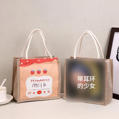 Casual Ladie Handbag Shoulder Bag Female Graffiti Canvas Handbags Tote Bag