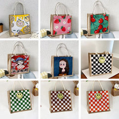 Casual Ladie Handbag Shoulder Bag Female Graffiti Canvas Handbags Tote Bag