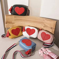 Women Crossbody Bag Heart-shaped Pillow Totes Shoulder Bags Small Messenger Bag