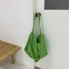 Orange Green Canvas Fanny Pack Women's Bag