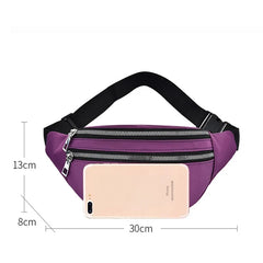 Women's Waterproof Waist Pack Chest Crossbody Bag