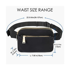 Women's Chest Bag Fanny Pack Crossbody Sports Hiking Waist Sling Phone Pouch