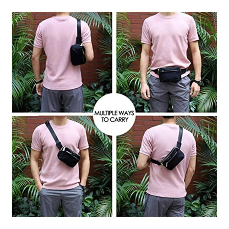 Women's Chest Bag Fanny Pack Crossbody Sports Hiking Waist Sling Phone Pouch