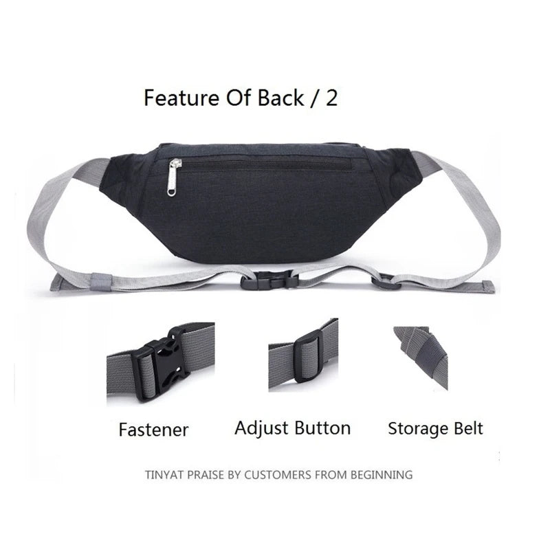Women's Outdoor Sports Hiking Waist Sling Phone Pouch