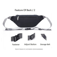 Women's Outdoor Sports Hiking Waist Sling Phone Pouch