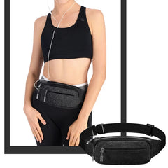 Women's Nylon Fanny Pack Crossbody Bag for Outdoor Sports