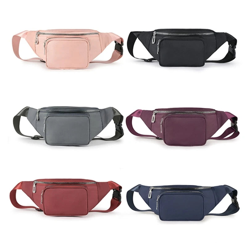 Nylon Fanny Pack Waist Bag Sling Chest Phone Pouch Crossbody Shoulder Bags
