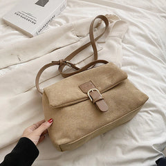 Women's Faux Suede Shoulder Bag Crossbody Purse SG881