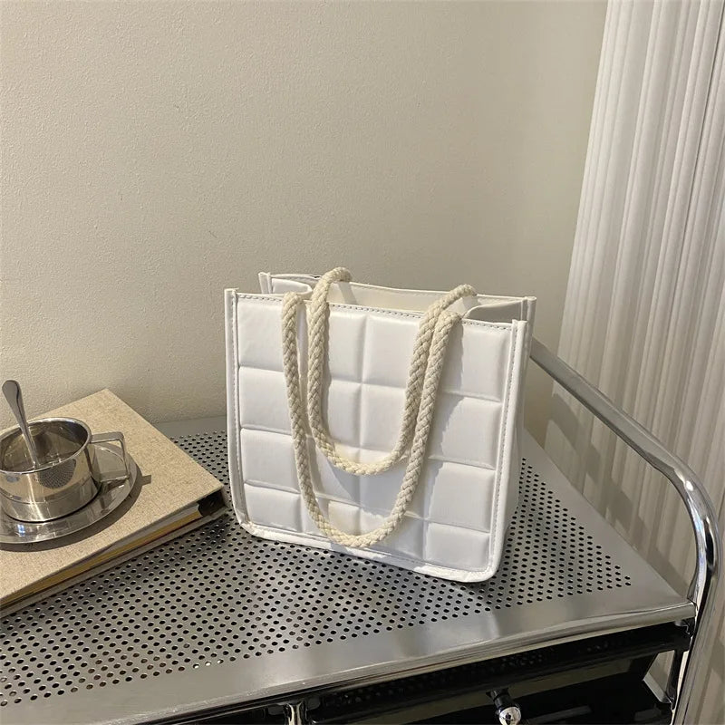Women's Felt Shoulder Bag Armpit Handbags Purses Saddle Bag