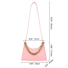 Women's Felt Shoulder Bag Chain Crossbody Tote Purse Handbags