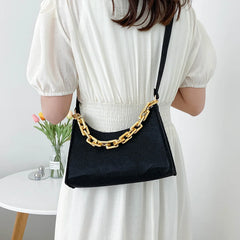 Women's Felt Shoulder Bag Chain Crossbody Tote Purse Handbags