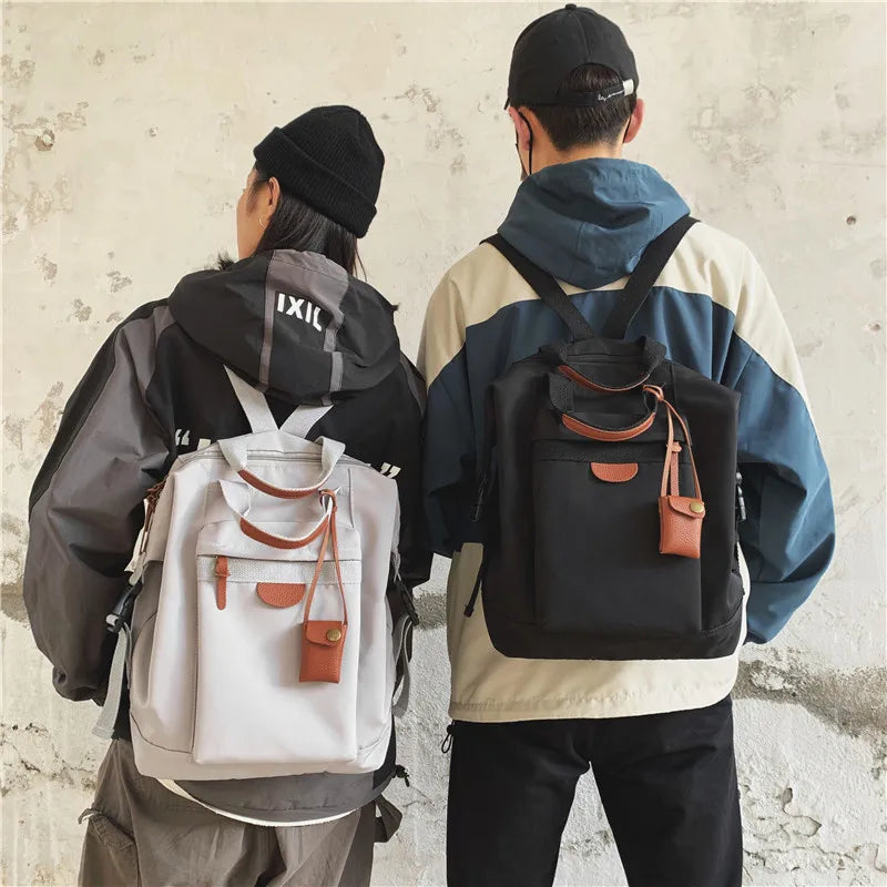 Canvas Women Backpack High Schoolbags Girl School bag Mochilas