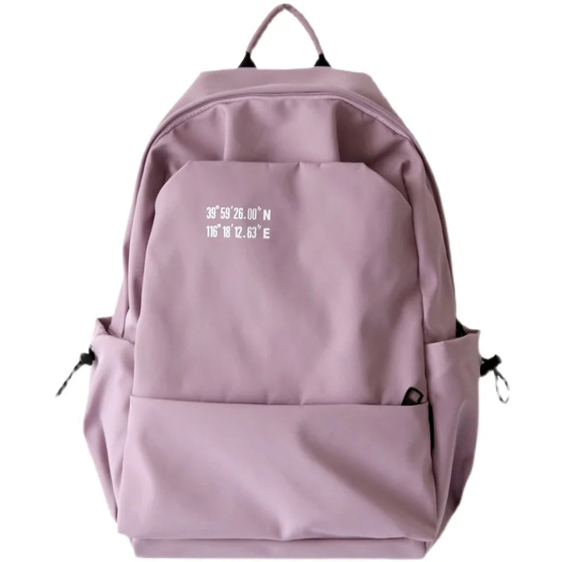 Female Cotton Backpack for Teen Girls College School Bag Mochila