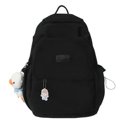 Female Cotton Bookbag Women Backpack for Teenagers Girl College Men School Bag