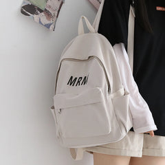 Female Nylon Women Backpack Teenagers Girl College Men School Bag Student