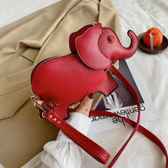 Elephant Shape Crossbody Messenger Bag Casual Mini Purse