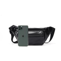Vintage Leather Crossbody Messenger Bag for Women Men