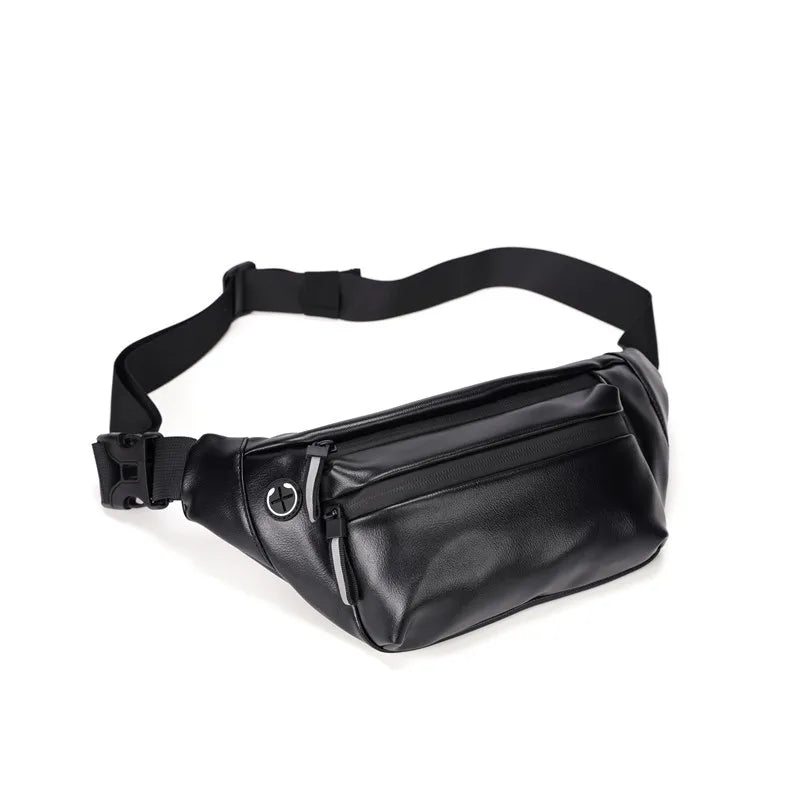Vintage Leather Crossbody Messenger Bag for Women Men