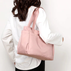 Women's Top-handle Shoulder Bag Nylon Travel Bags High Shopping Totes