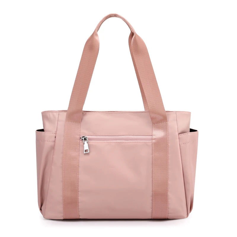 Women's Top-handle Shoulder Bag Nylon Travel Bags High Shopping Totes