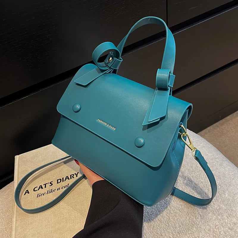 Women's Crossbody Tote Bag PU Leather Handbag Messenger Shoulder Bags