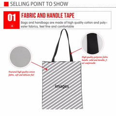 Female Tote Shoulder Foldable Travel Bag Shopper Reusable with Cat